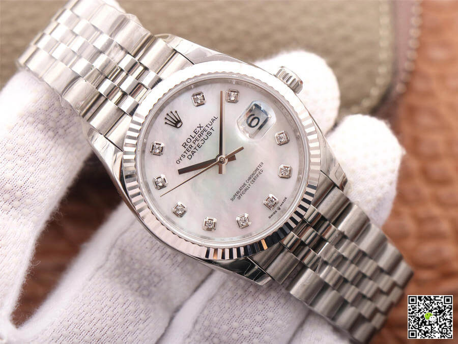 Replica R01ex Datejust M126234-0019 1:1 Best Edition EW Factory Mother-Of-Pearl Dial