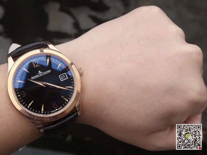 Replica Jaeger LeCoultre Master Control Date Q1542520 ZF Factory 1:1 Best Edition Swiss ETA9015 Black Dial