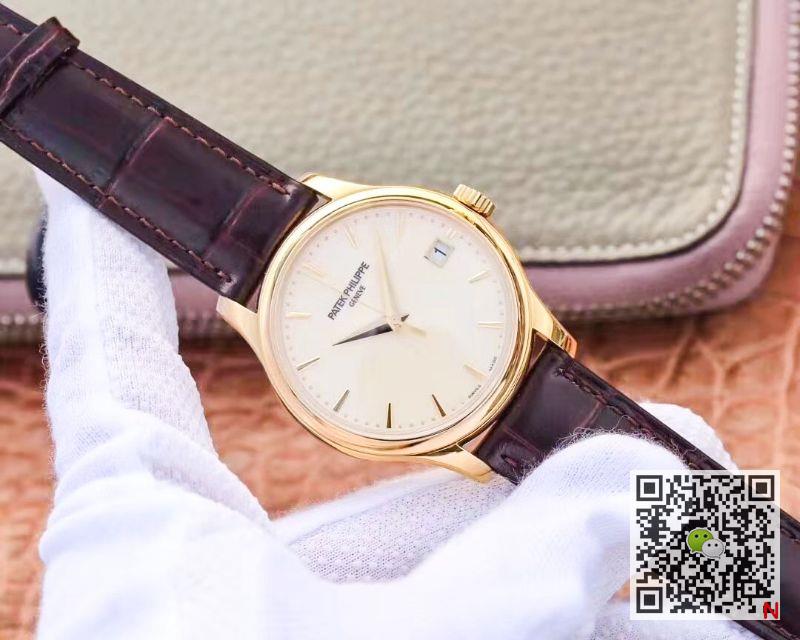 Replica Pat*k Phi1i*pe Calatrava 5227J-001 ZF Factory 1:1 Best Edition 18K Yellow Gold Case Swiss Cal.324 SC