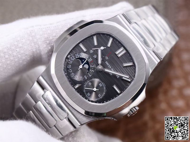 Replica Pat*k Phi1i*pe Nautilus 5712/1A-001 1:1 Best Edition PF Factory Gray Dial Swiss Movement