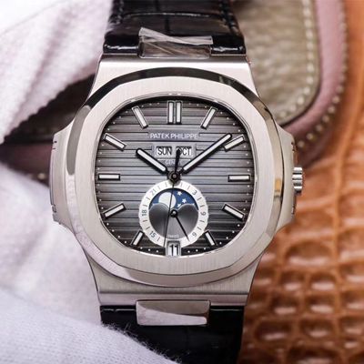 Replica Pat*k Phi1i*pe Nautilus 5726A-001 1:1 Best Edition PF Factory Black Strap Swiss ETA324