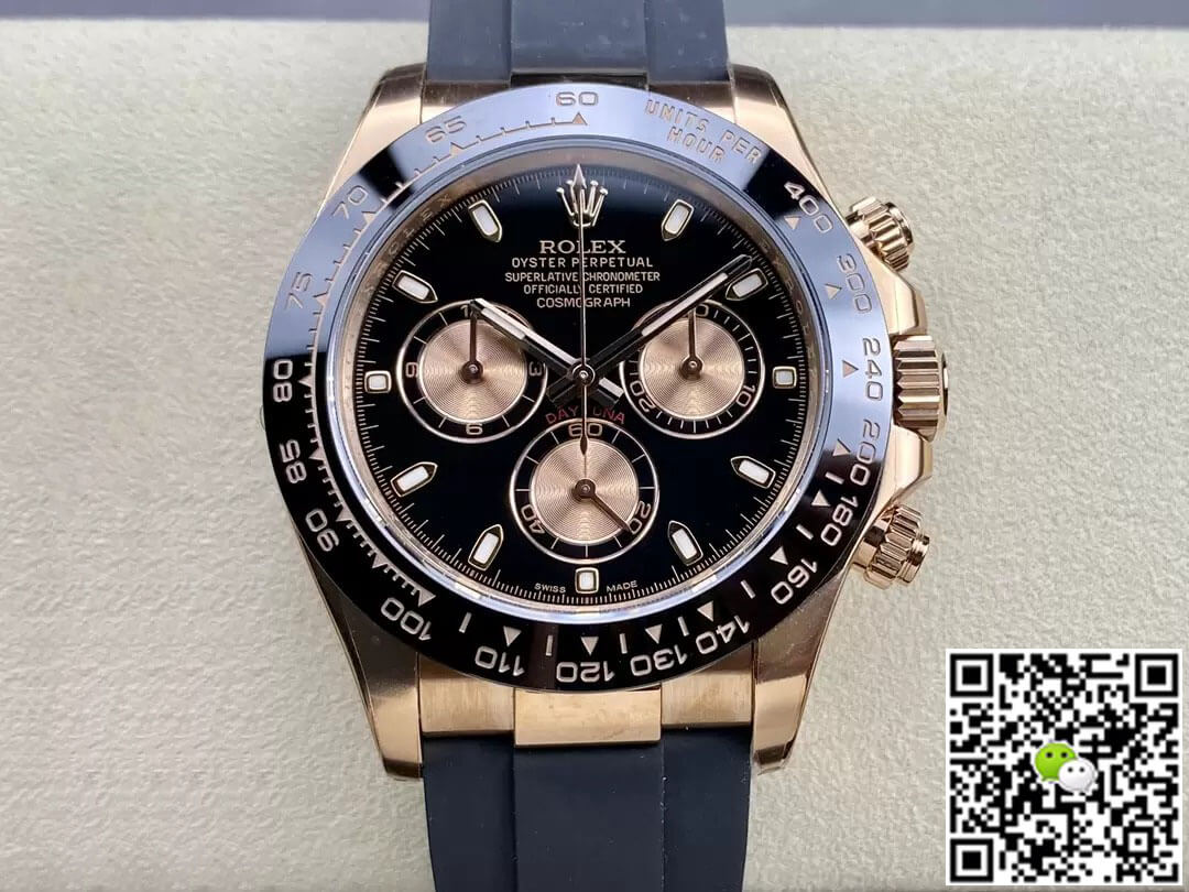 Replica R01ex Cosmograph Daytona M116515LN-0017 1:1 Best Edition Clean Factory Black Dial