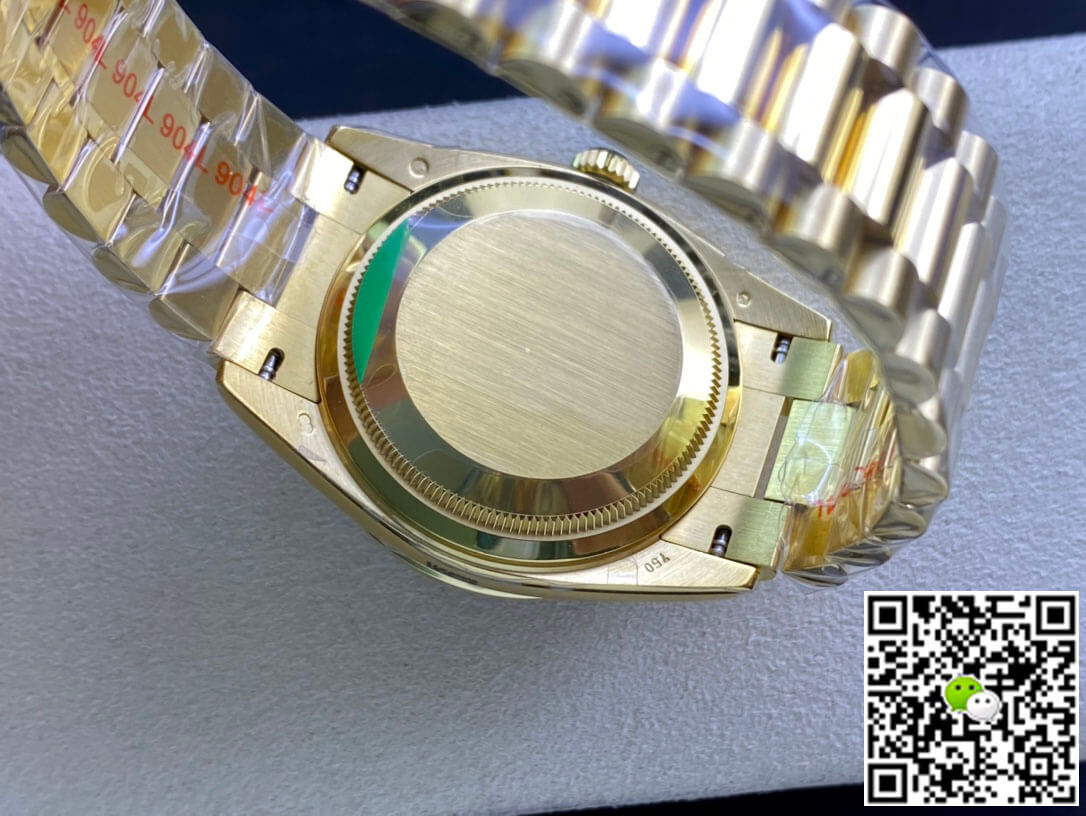 Replica R01ex Day Date M128348RBR-0035 1:1 Best Edition EW Factory Gradient Green Dial