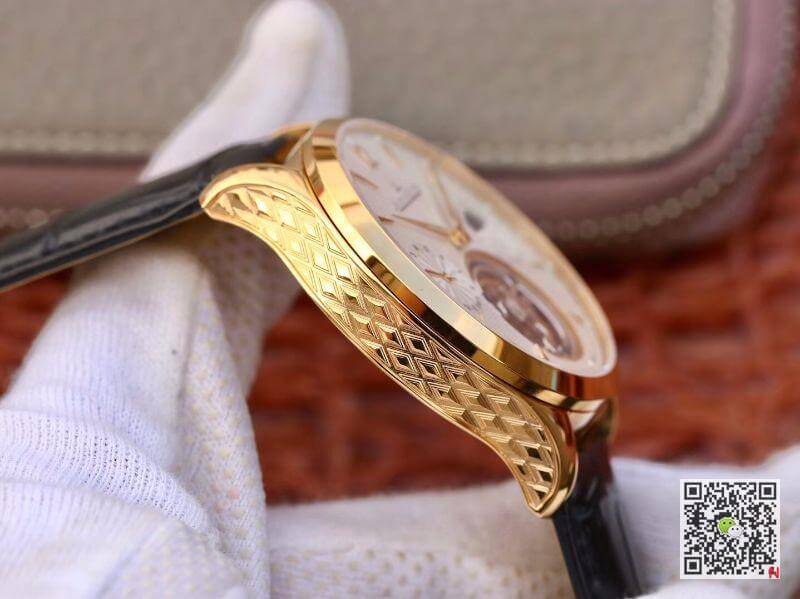 Replica Jaeger-LeCoultre Master Grande Tourbillon Mechanical Watches 1:1 Best Edition Swiss Tourbillon 18K gold White Dial