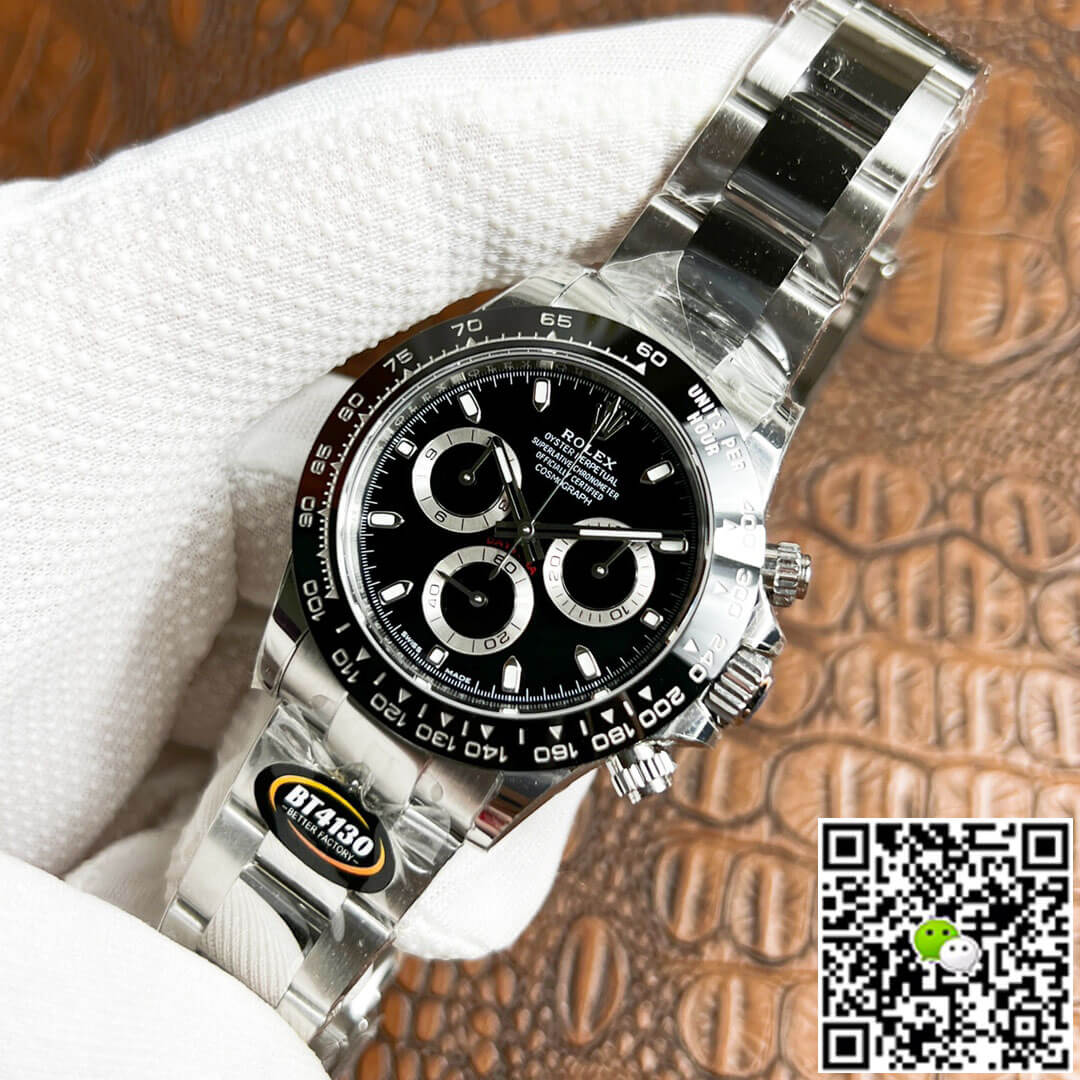 Replica R01ex Daytona M116500LN-0002 1:1 Best Edition BT Factory Black Dial