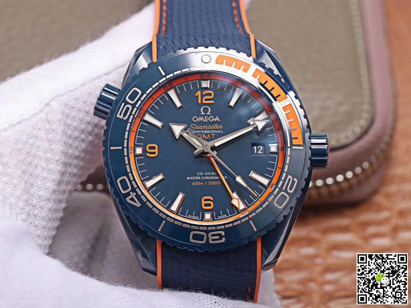 Replica 0me*ga Seamaster 215.92.46.22.03.001 1:1 Best Edition VS Factory Blue Ceramic Swiss ETA8906