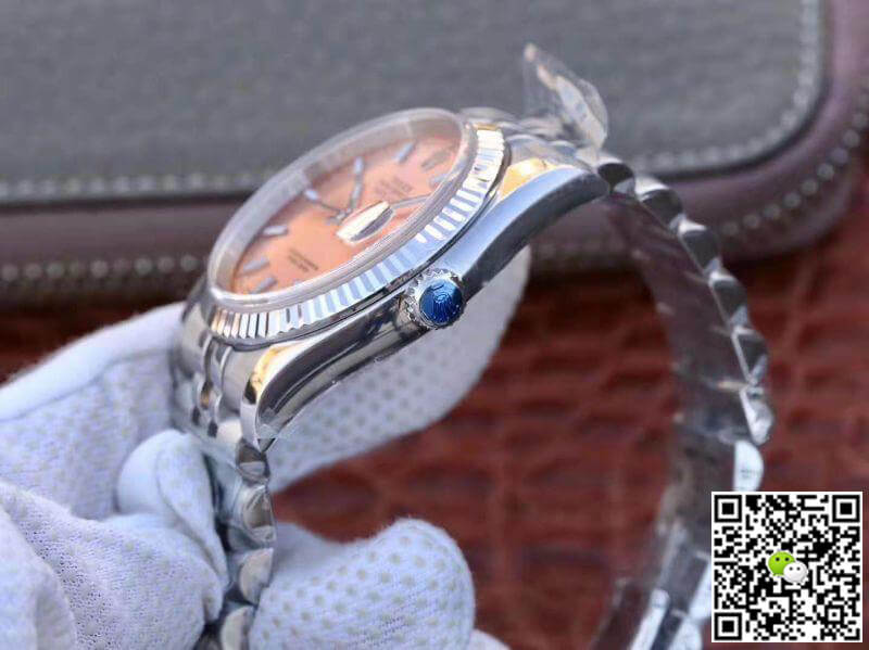 R01ex Dupe Datejust 36mm 116234-0090 1:1 Best Edition Swiss ETA3135 Rosegold Dial
