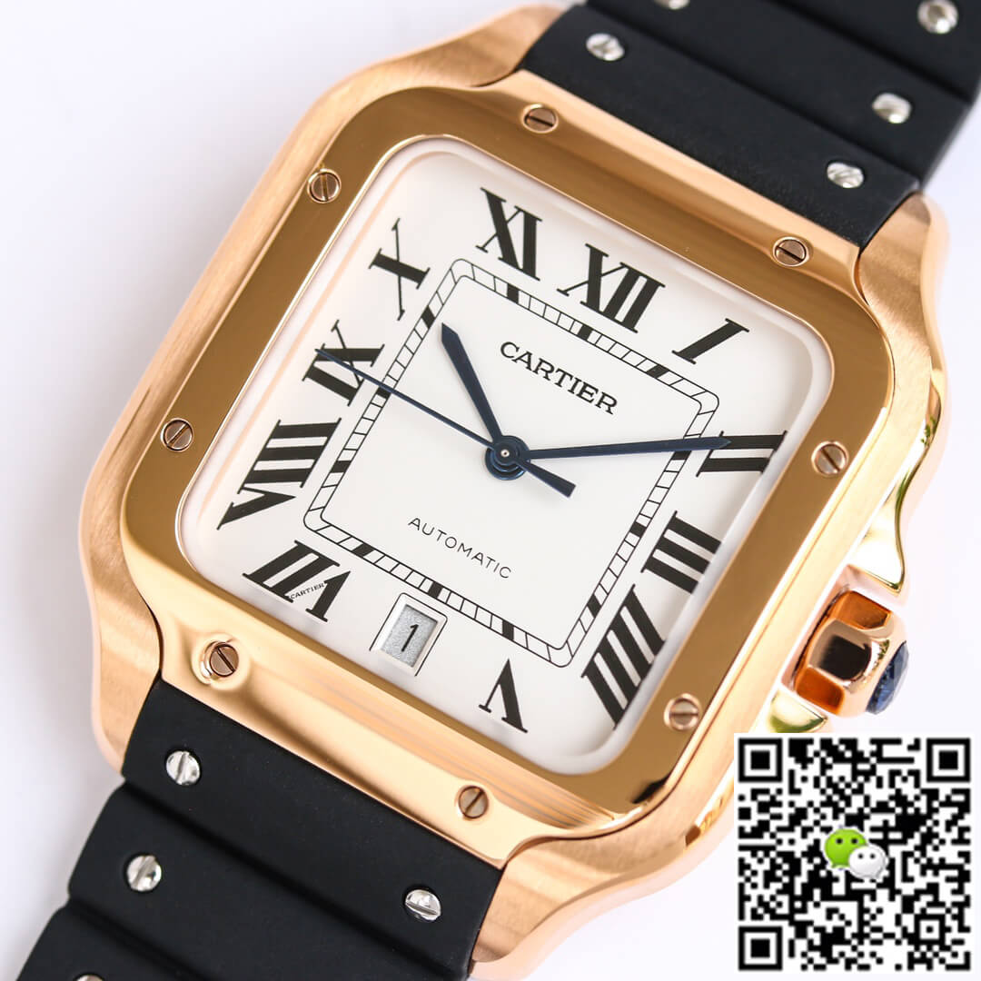 Ca*t1er Watch Rep Santos WGSA0007 1:1 Best Edition GF Factory V2 Rose Gold