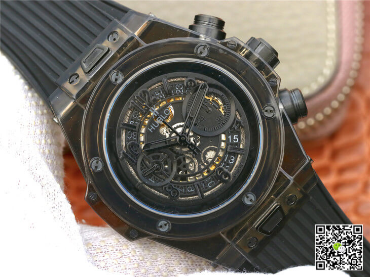 Replica Hublot Big Bang 411.JX.4802.RT 1:1 Best Edition Black Case Black Strap