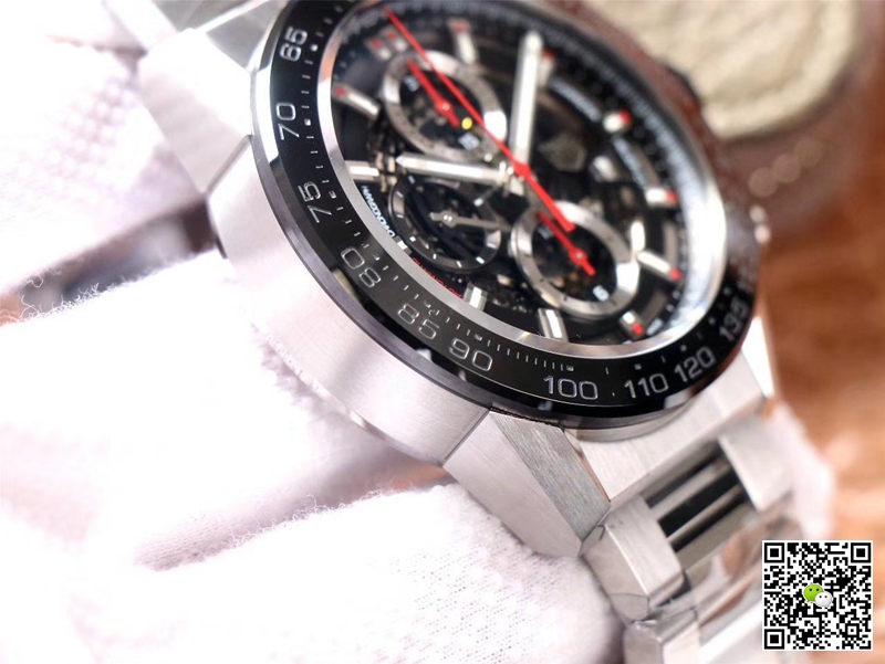 Replica TAG Heuer Carrera CAR2A1W.BA0703 1:1 Best Edition XF Factory Black Dial Swiss HEUER 01