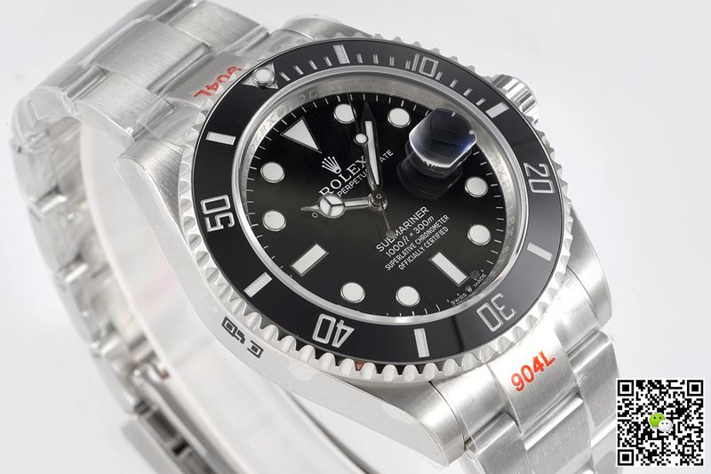 R01ex Submariner Replica Date M126610LN-0001 41MM 1:1 Best Edition ROF Factory Black Dial Swiss ETA2824