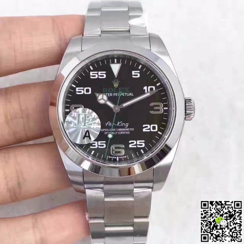 Replica R01ex Air-King 116900 JF Factory 1:1 Best Edition Swiss ETA3131 Black Dial