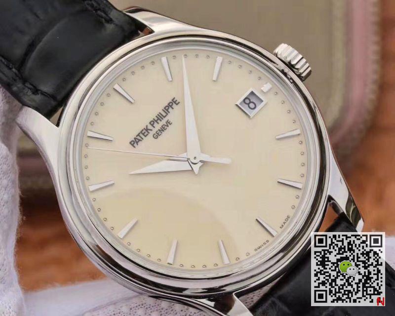 Replica Pat*k Phi1i*pe Calatrava 5227 ZF Factory 1:1 Best Edition White Dial Swiss Cal.324 SC
