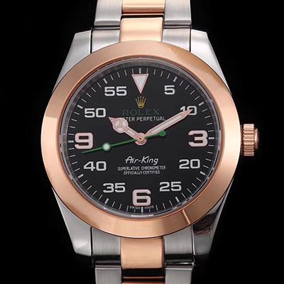 Replica R01ex Air-King 116900 JF Factory 1:1 Best Edition Swiss ETA3131 Rose Gold