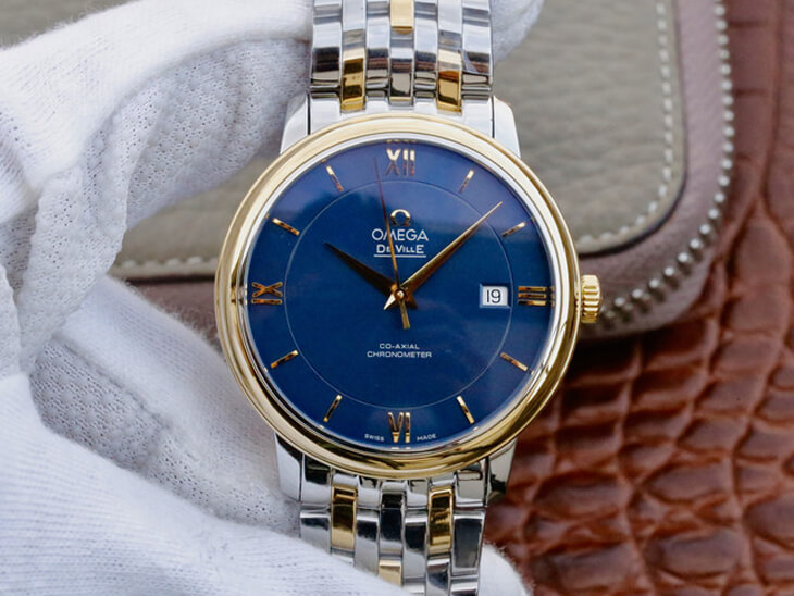 Replica 0me*ga De Ville 424.20.37.20.03.001 1:1 Best Edition TW Factory Yellow Gold
