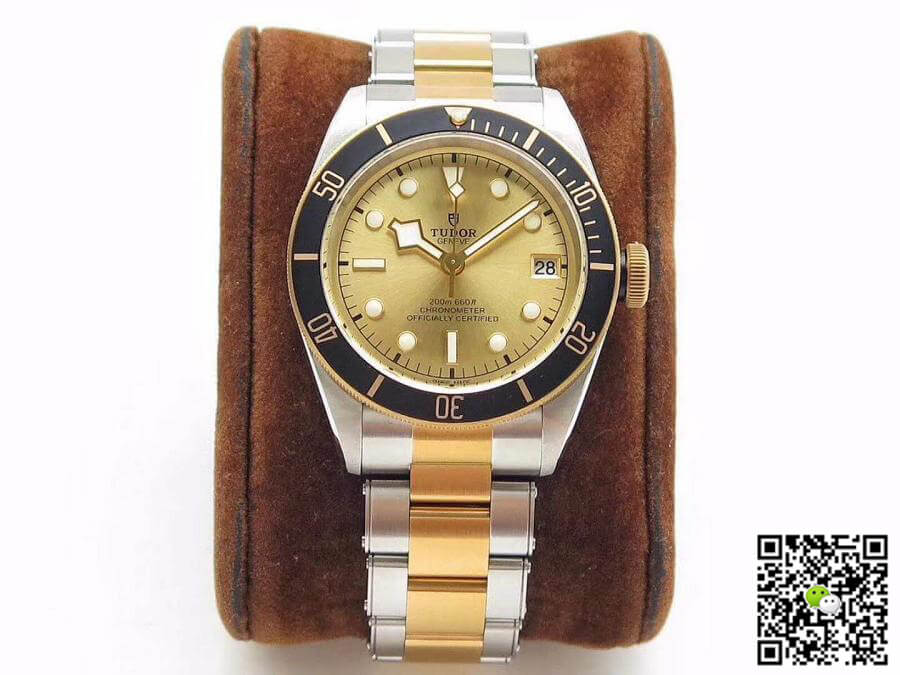 TUDOR Replica Heritage Black Bay M79733N-0004 ZF Factory 1:1 Best Edition Swiss ETA2824-2 S*perlumed Dome-shaped Yellow Gold Dial