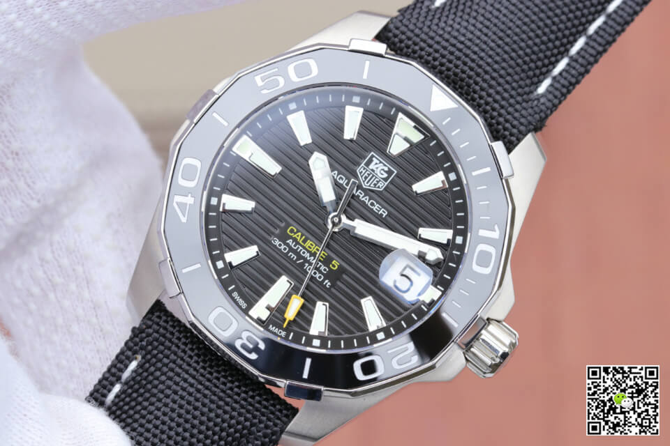 Replica Tag Heuer Aquaracer 300M WAY211A.FC6362 1:1 Best Edition V6 Factory Black Dial