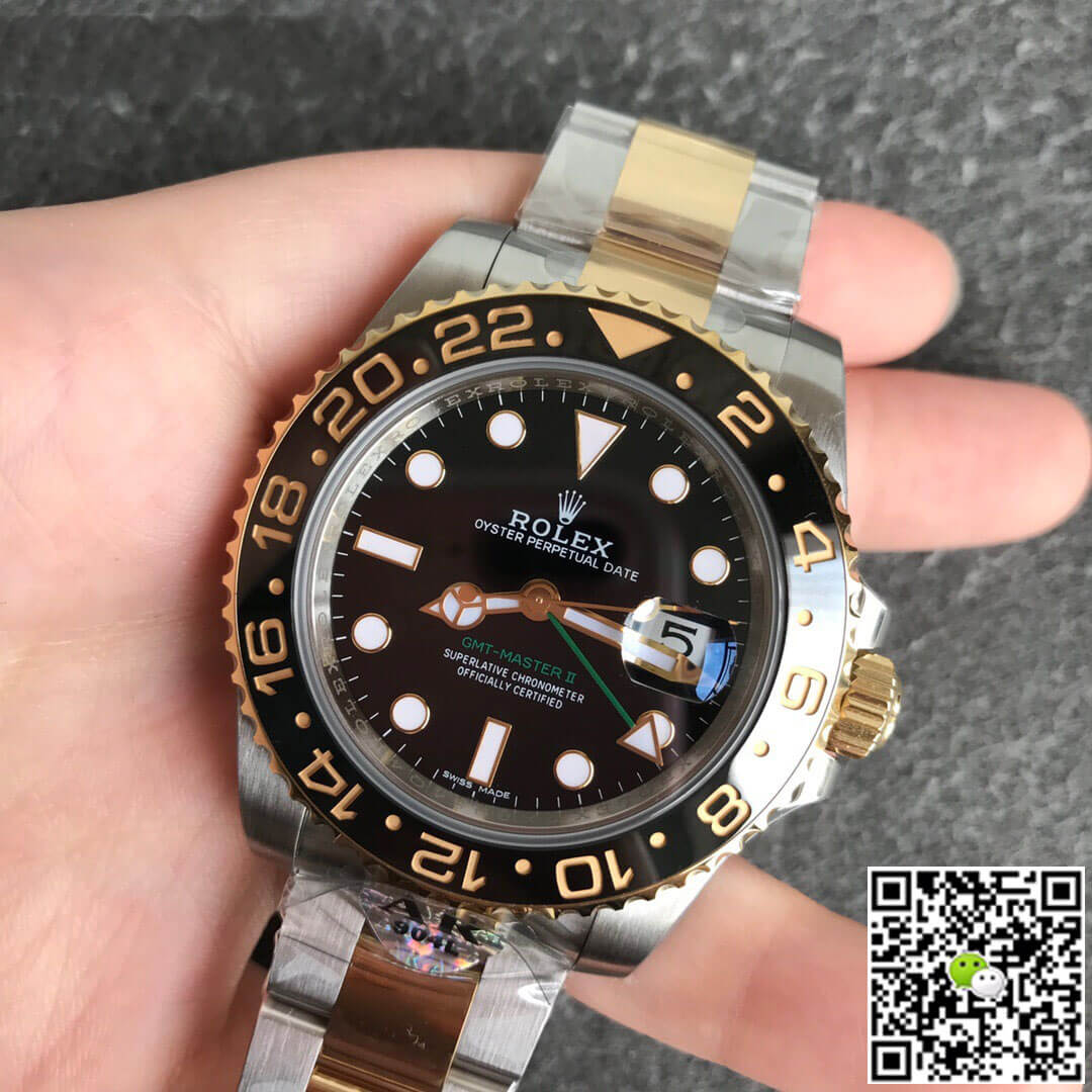 Replica R01ex GMT Master II 116713-LN-78203 1:1 Best Edition AR Factory Black Dial