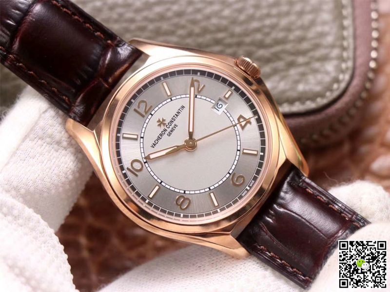 Replica Vacheron C0nstan1n Fiftysix 4600E/000R-B441 1:1 Best Edition ZF Factory Rose Gold Swiss ETA1326