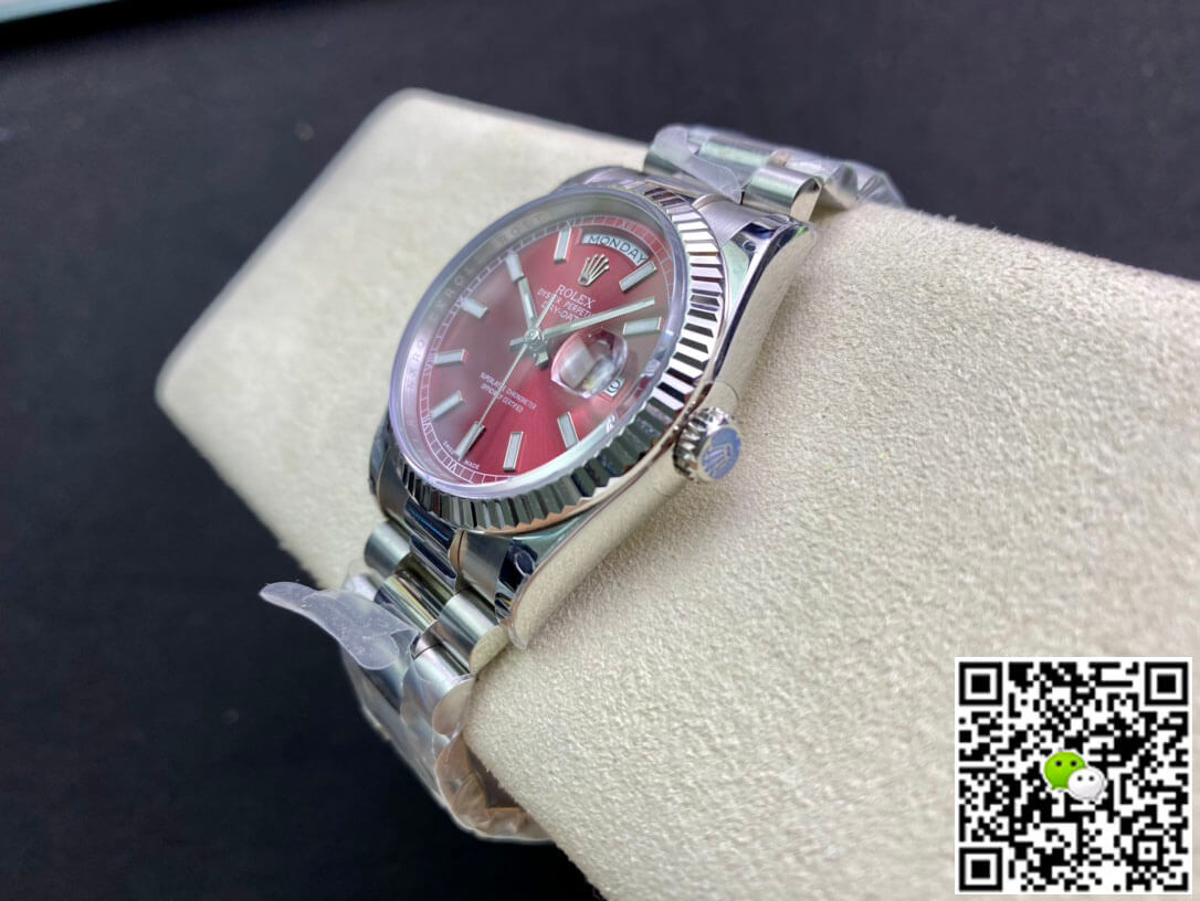 Replica R01ex Day Date 118239 1:1 Best Edition EW Factory Cherry Dial