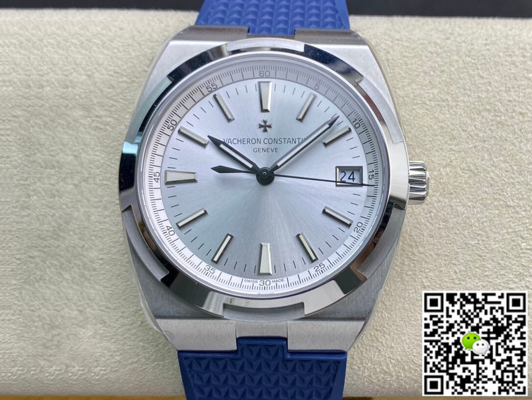 Replica Vacheron C0nstan1n Overseas 4500V 1:1 Best Edition 8F Factory Rubber Strap