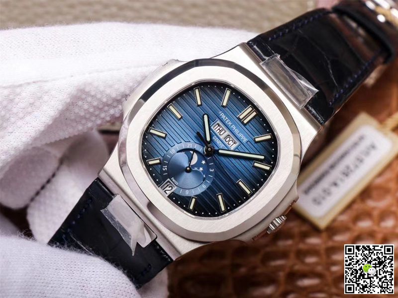 Replica Pat*k Phi1i*pe Nautilus 5726/1A-014 1:1 Best Edition PF Factory Black Strap Swiss ETA324