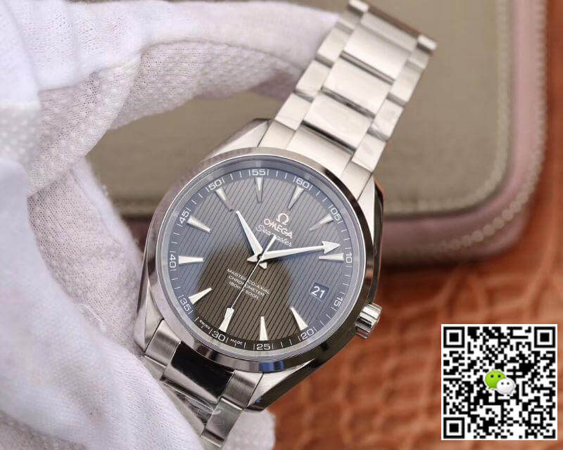 Replica 0me*ga Seamaster Aqua Terra 150M 231.10.42.21.02.002 VS Factory 1:1 Best Edition Swiss ETA8500 Grey Textured Dial
