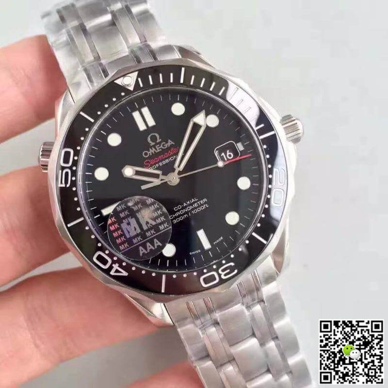 Replica 0me*ga Seamaster Diver 300M 212.30.41.20.01.003 MKS Factory 1:1 Best Edition Swiss ETA2824 black dial