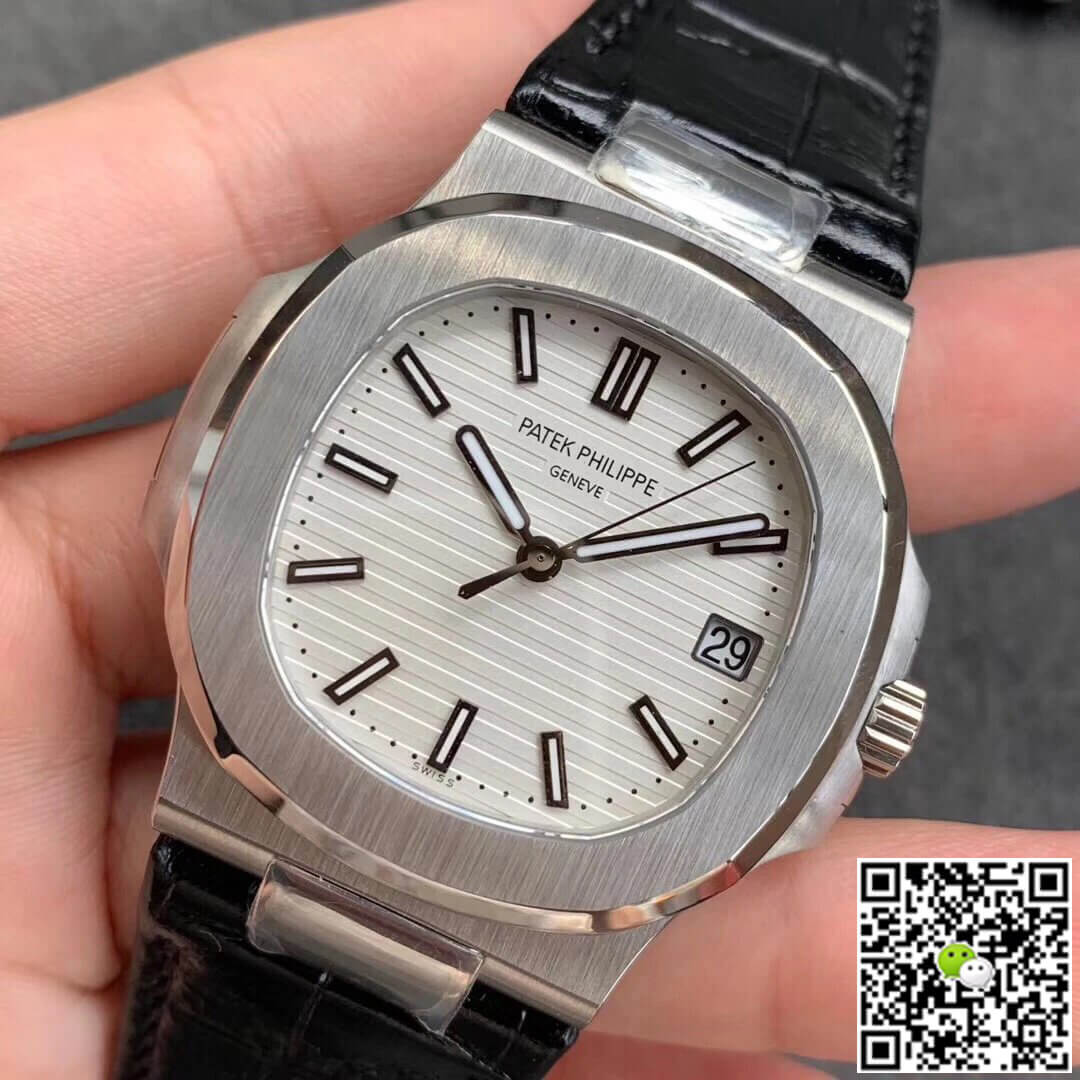 Replica Pat*k Phi1i*pe Nautilus 5711G 1:1 Best Edition PPF Factory V4 White Dial Swiss ETA324