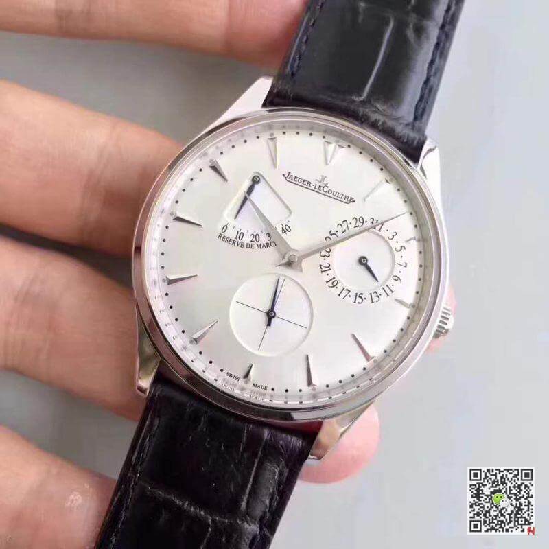 Replica Jaeger-LeCoultre Master Ultra Thin Q1378420 ZF Factory 1:1 Best Edition Swiss ETA938 White Dial