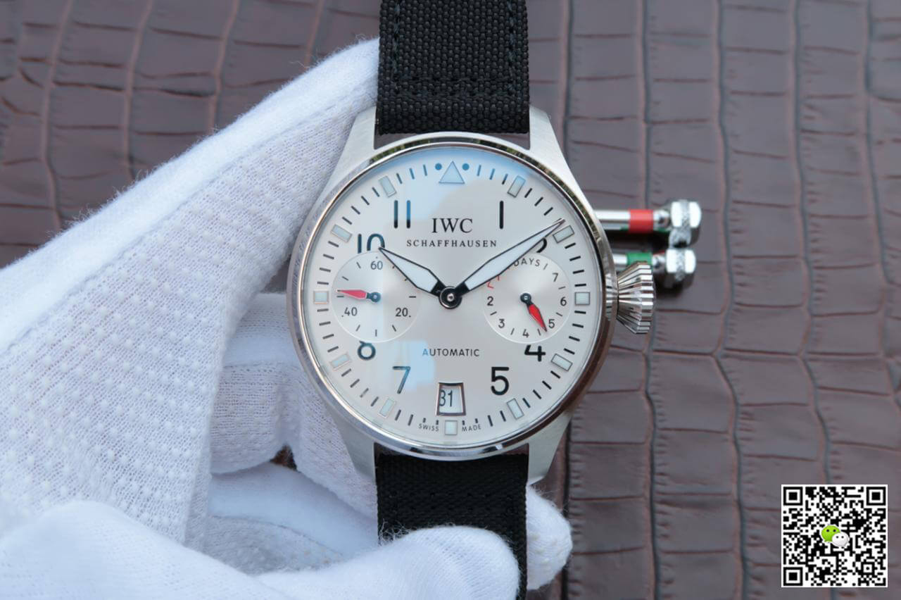 Replica IWC Pilot 3777 Limited Edition 1:1 Best Edition ZF Factory White Dial