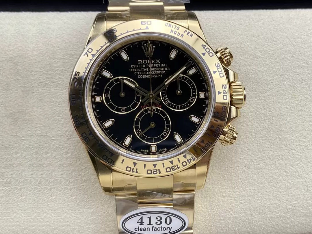 Replica R01ex Cosmograph Daytona M116508-0004 1:1 Best Edition Clean Factory Black Dial