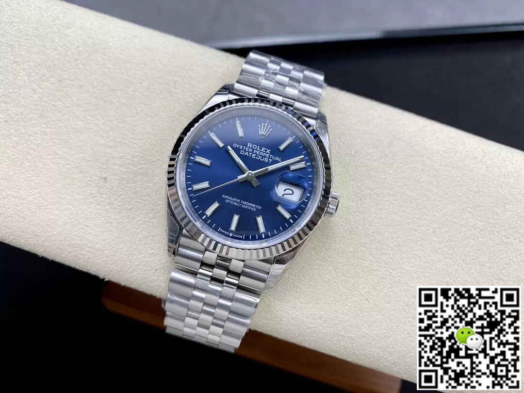 Replica R01ex Datejust M126234-0017 36MM 1:1 Best Edition VS Factory Blue Dial