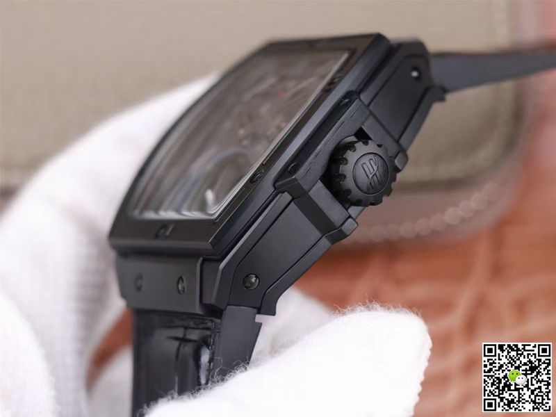 Hublot Replica Masterpiece Tourbillon 906.ND.0129.VR.AES12 1:1 Best Edition JB Factory Black PVD Swiss HUB 9006