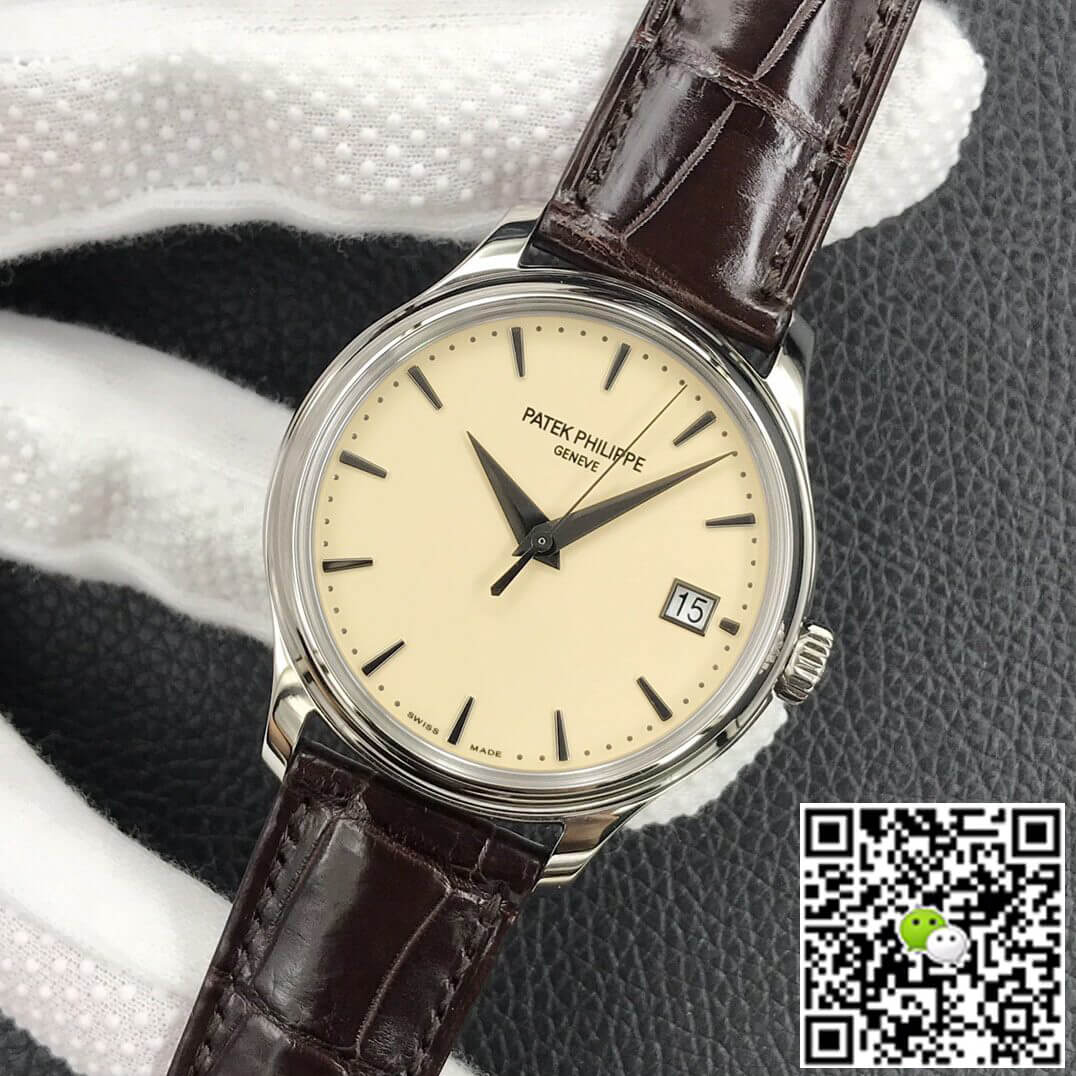Replica Pat*k Phi1i*pe Calatrava 5227G-001 1:1 Best Edition 3K Factory Leather Strap