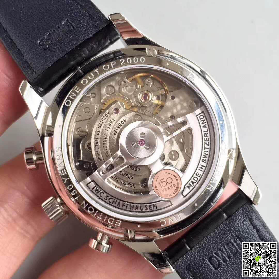 IWC Replica Portuguese IW371602 YL Factory 1:1 Best Edition Swiss ETA69355 White Dial