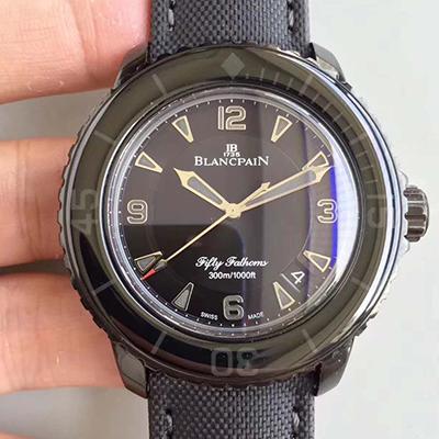 Replica Blancpain Fifty Fathoms 5015-11C30-52 ZF Factory Mechanical Watches 1:1 Best Edition Swiss ETA1315 Black Dial