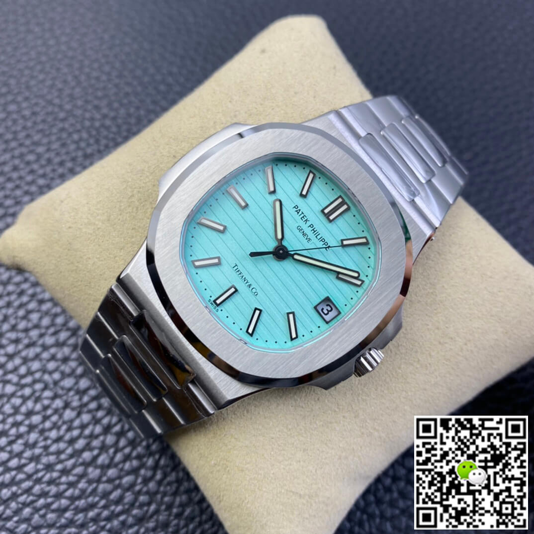 Replica Pat*k Phi1i*pe Nautilus 5711/1A-018 1:1 Best Edition 3K Factory T*f*ny Blue Dial