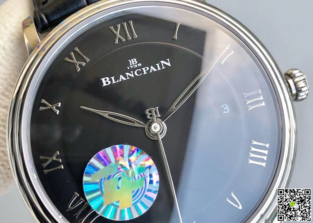 Replica Blancpain Villeret 6551-1127-55B 1:1 Best Edition ZF Factory Black Dial
