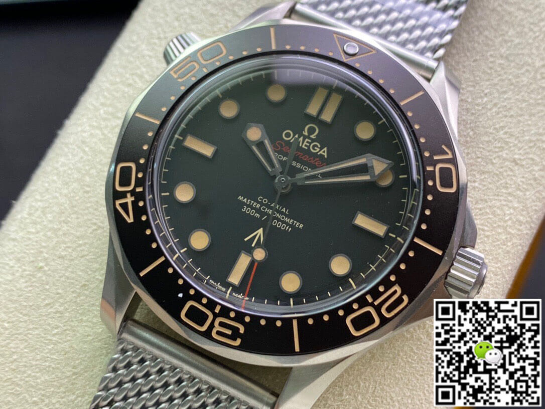 Replica 0me*ga Seamaster Diver 300M 007 Edition 210.90.42.20.01.001 1:1 Best Edition OR Factory Black Dial