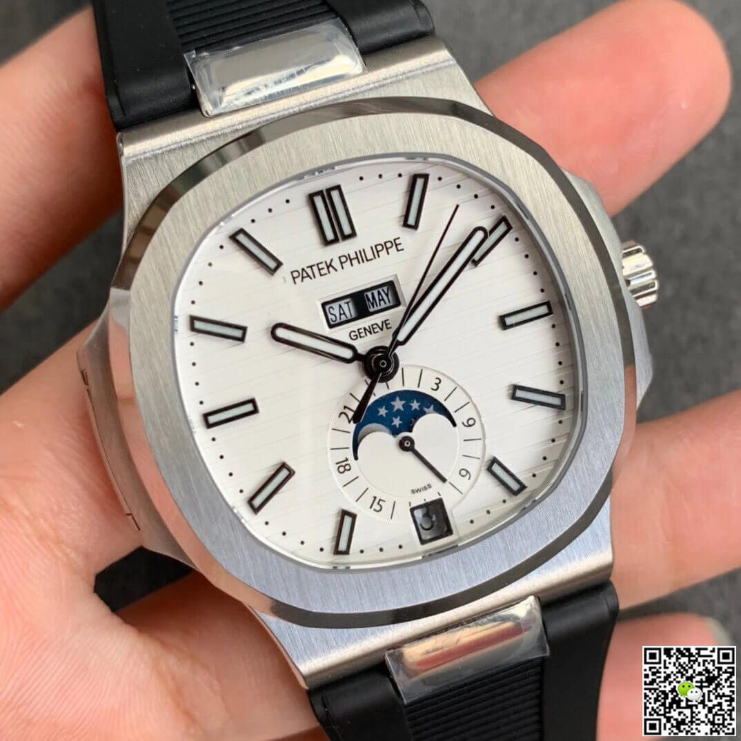 Replica Pat*k Phi1i*pe Nautilus 5726 1:1 Best Edition GR Factory V2 Black Rubber Strap
