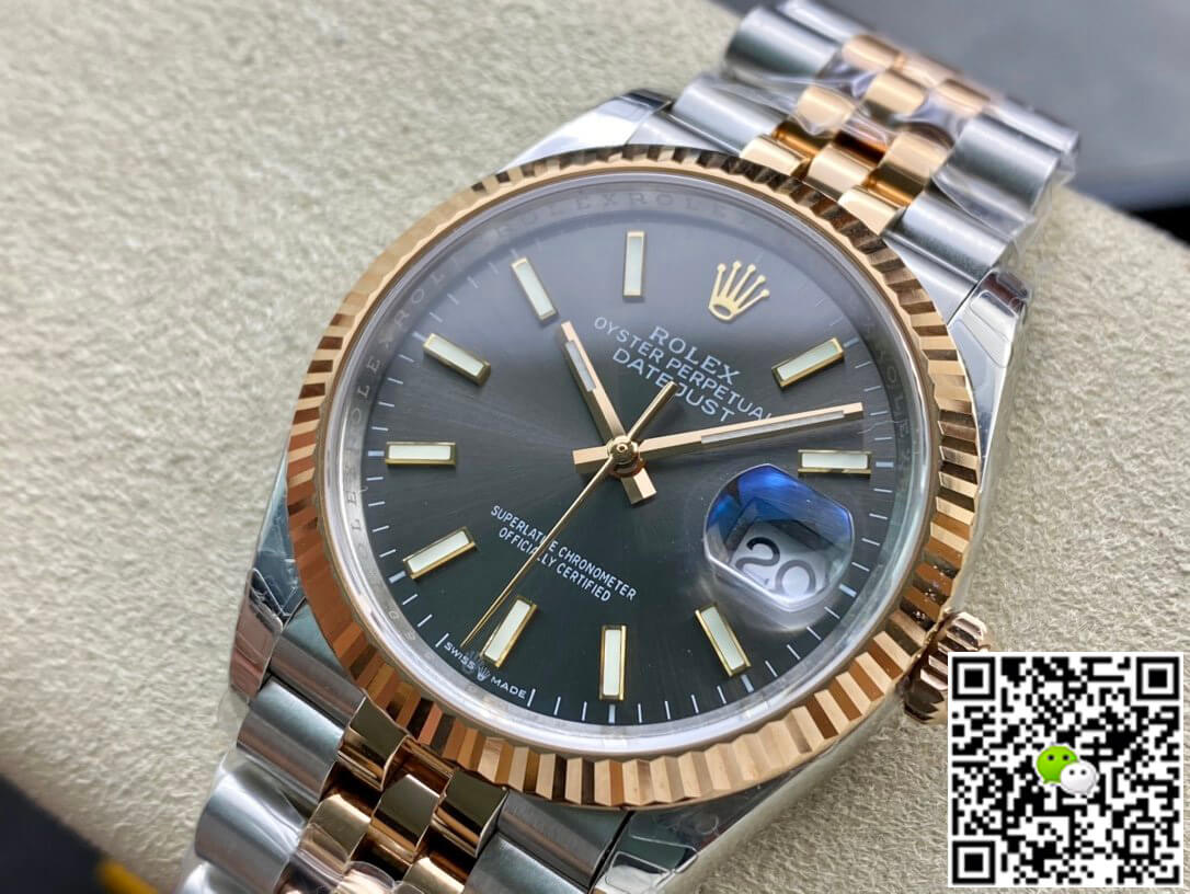 Replica R01ex Datejust M126231-0013 1:1 Best Edition EW Factory Grey Dial