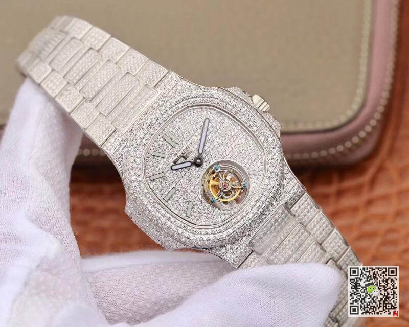 Pat*k Phi1i*pe Replica Nautilus Tourbillon R8 Factory 1:1 Best Edition Swiss Hand-Winding Tourbillon Movement