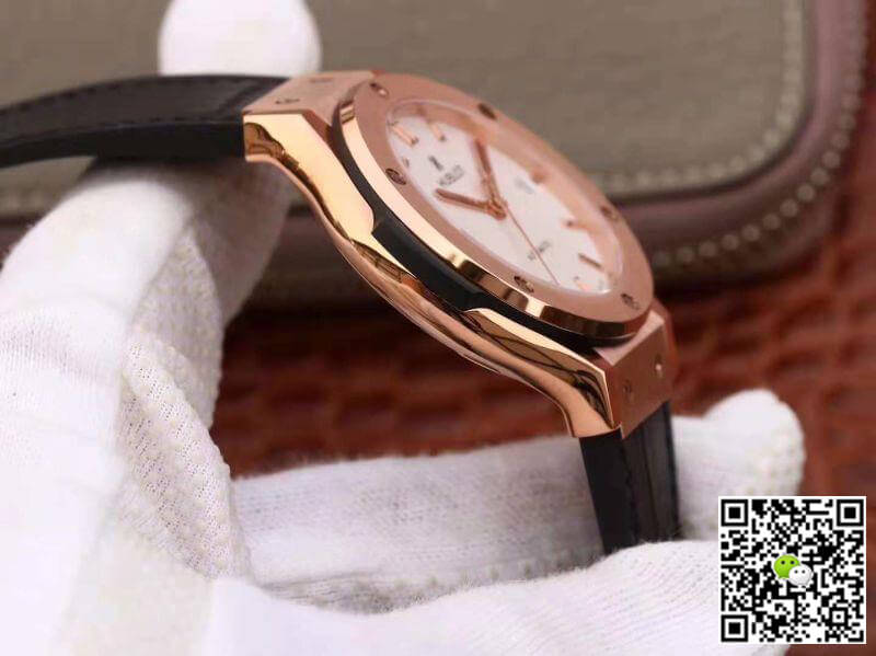 Hublot Replica Classic Fusion 511.OX.2611.LR JJ Factory 1:1 Best Edition Swiss ETA2892 Black Gummy Strap