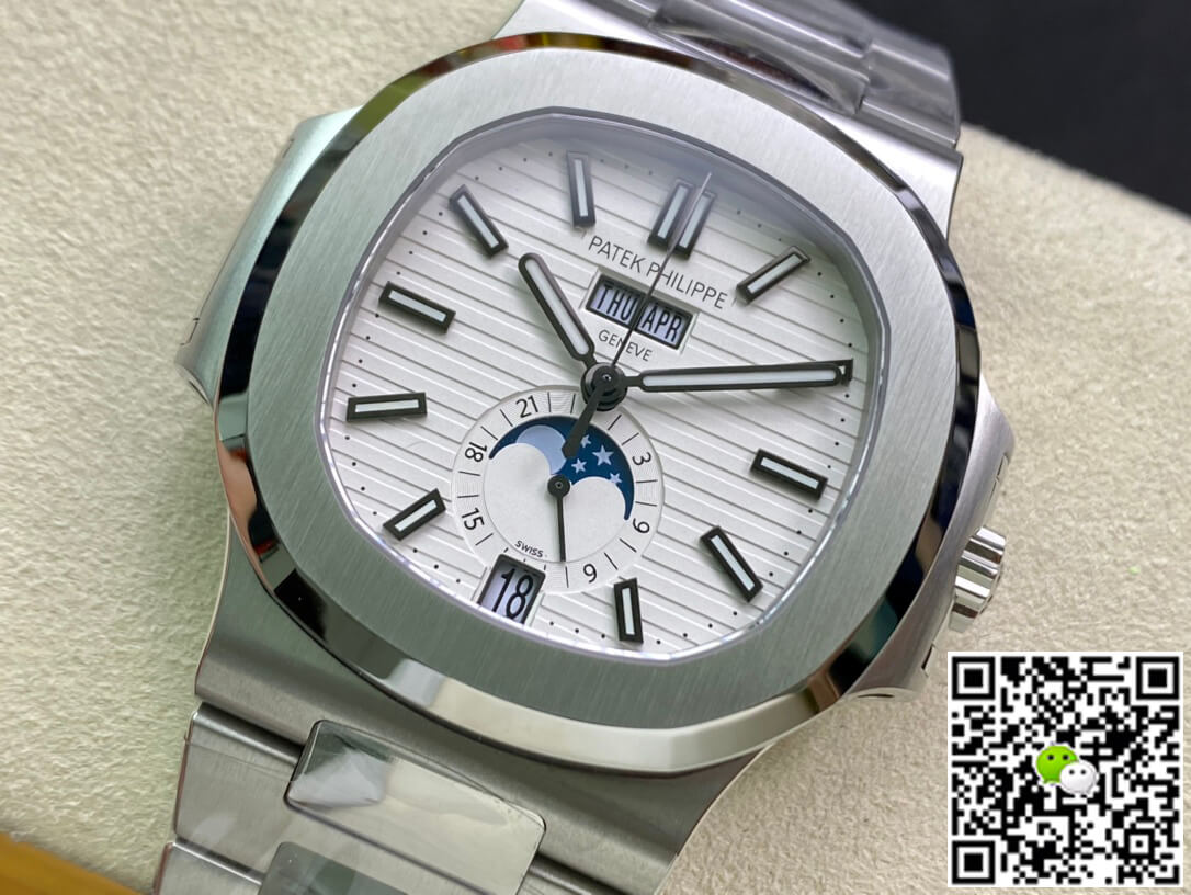 Replica Pat*k Phi1i*pe Nautilus 5726/1A-010 1:1 Best Edition PPF Factory White Dial