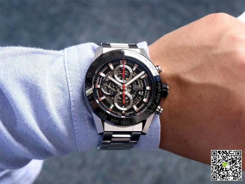 Replica TAG Heuer Carrera CAR2A1W.BA0703 1:1 Best Edition XF Factory Black Dial Swiss HEUER 01
