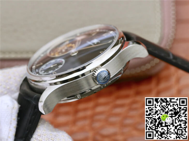 Replica IWC Portuguese Tourbillon 1:1 Best Edition ZF Factory Black Dial