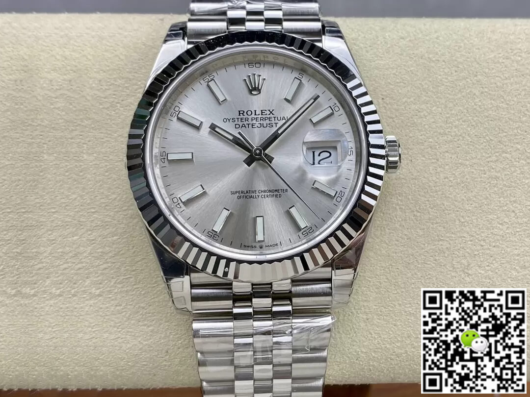 Replica R01ex Datejust M126334-0004 1:1 Best Edition VS Factory Silver Dial