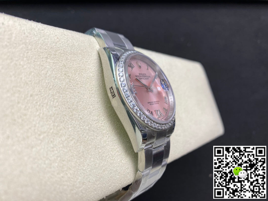 Replica R01ex Datejust M126284RBR-0024 1:1 Best Edition EW Factory Pink Dial
