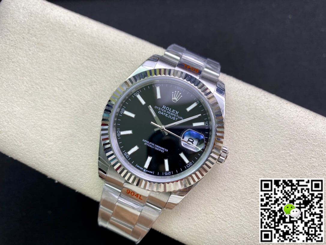 Replica R01ex Datejust M126334-0017 1:1 Best Edition EW Factory Black Dial